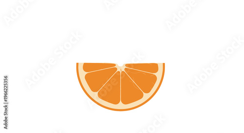 Vibrant Orange Slice: A Citrus Burst of Freshness.