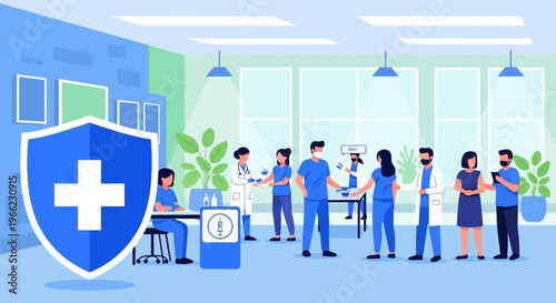 Global Health Workers Celebrate World Immunization Week with Vaccination Drive