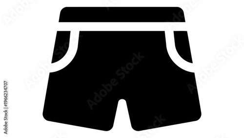 Boardshort swimwear icon
