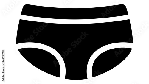Boyshort underwear icon, symbol of comfortable full coverage daily wear