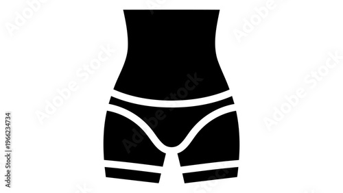 High waist shapewear icon