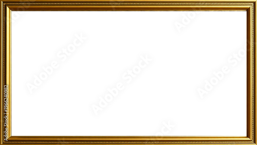 Marco Dorado Antiguo Premium Diseño Ornamental Metálico | Para Enmarcar Fotografía, Obra de Arte, Certificado, Diploma, Invitaciones, Bodas, etc.