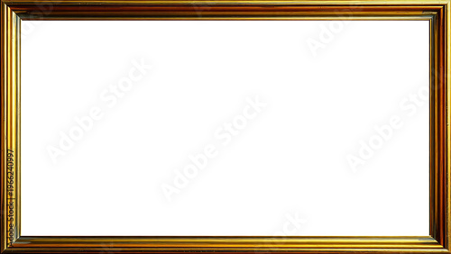 Marco Dorado Antiguo Premium Diseño Ornamental Metálico | Para Enmarcar Fotografía, Obra de Arte, Certificado, Diploma, Invitaciones, Bodas, etc.