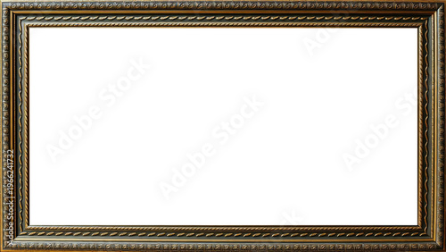 Marco Dorado Antiguo Premium Diseño Ornamental Metálico | Para Enmarcar Fotografía, Obra de Arte, Certificado, Diploma, Invitaciones, Bodas, etc.