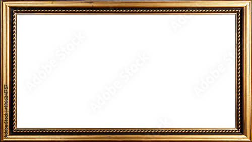 Marco Dorado Antiguo Premium Diseño Ornamental Metálico | Para Enmarcar Fotografía, Obra de Arte, Certificado, Diploma, Invitaciones, Bodas, etc.