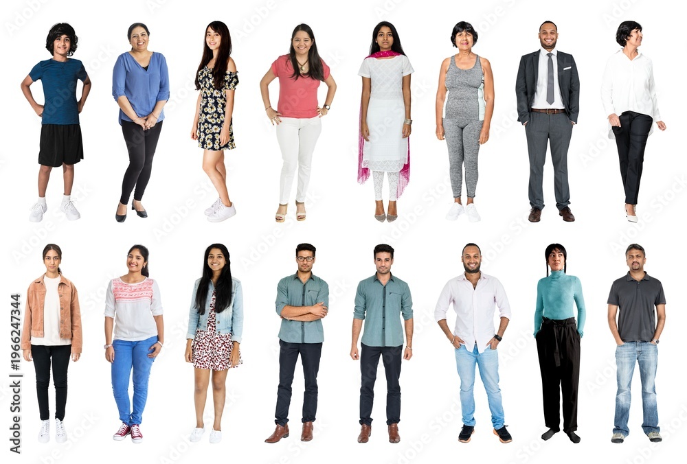 Obraz premium Diverse group of individuals standing