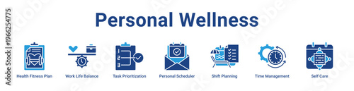 -Personal Wellness Icon Banner and Collection
