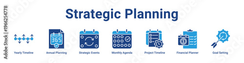 -Strategic Planning Icon Banner and Collection