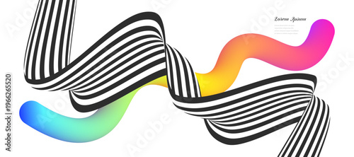 幾何学 抽象 ストライプ 波 水 カラフル 背景