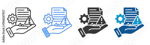 Infringement Icon Set Multiple Style Collection