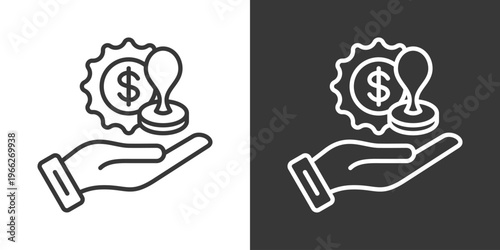 Royalty Icon Set Vector Collection Isolated In Black And White
