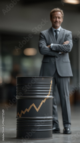 Confident Executive by Oil ...