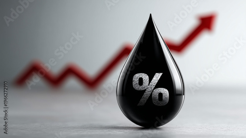 Oil Price Surge: A sleek, d...
