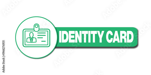 Identity Card Icon Vector
