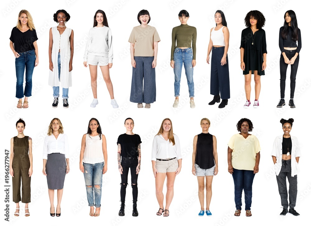 Fototapeta premium Diverse group standing together