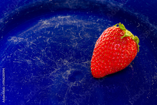 Strawberries On Plate