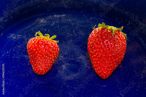 Strawberries On Plate