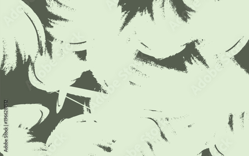 Abstract Sage Green Brush Stroke Vector Background