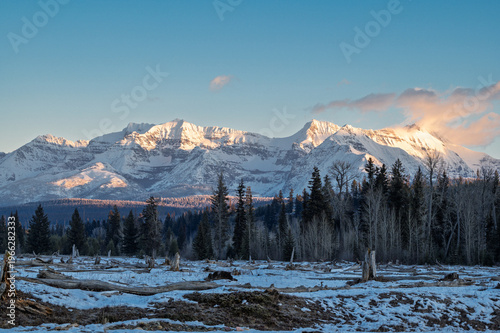 winter mountain landscape