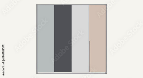 Colorful rectangular panels side by side.