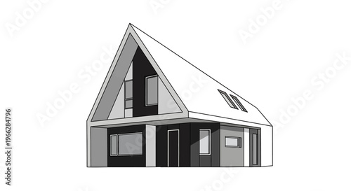 Modern A Frame House Design.