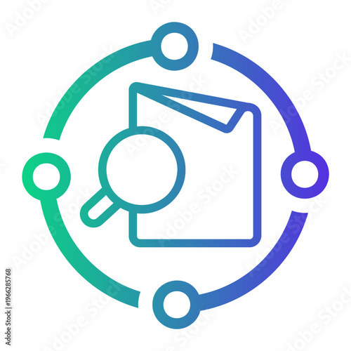 synergy Line Gradient Icon