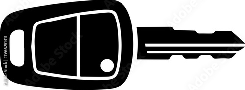 Unlock your next adventure with this sleek, modern car key icon, symbolizing access, freedom, and new beginnings for your projects.