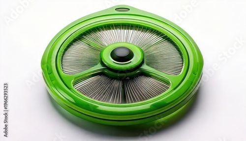 Green Pet Hair Remover Brush - An Innovative Cleaning Tool.