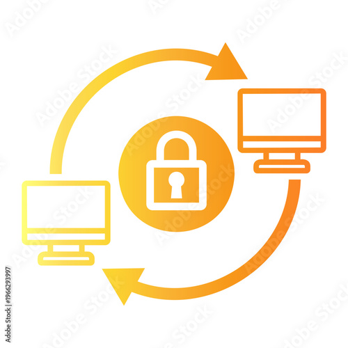 access Line Gradient Icon