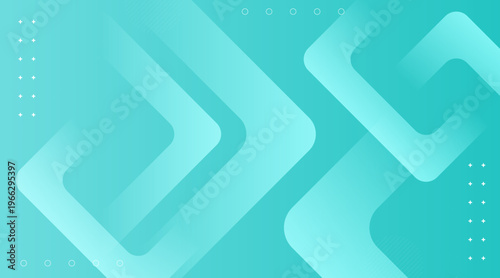 Graphic designer creates abstract 73 eps file with modern turquoise shapes and patterns