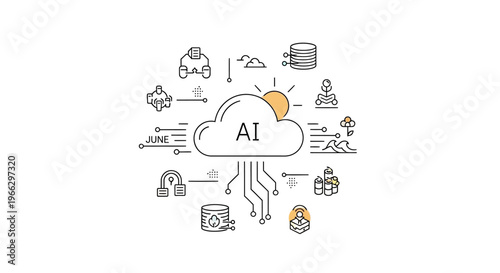 Artificial Intelligence Cloud Computing Concept 1.