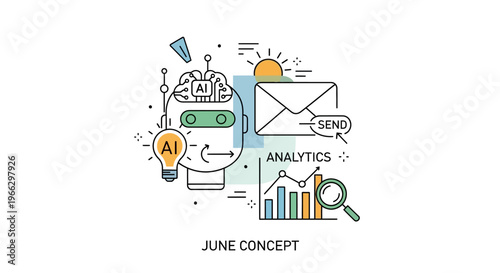 Business Analytics Concept Illustration Design.