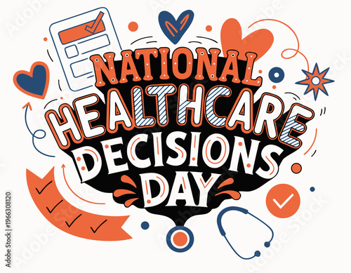 Healthcare Awareness Vector, Doctor and Patient Decision Making Concept Illustration