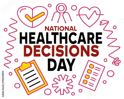 Healthcare Awareness Vector, Doctor and Patient Decision Making Concept Illustration