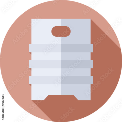 Stainless Steel Beer Keg Icon