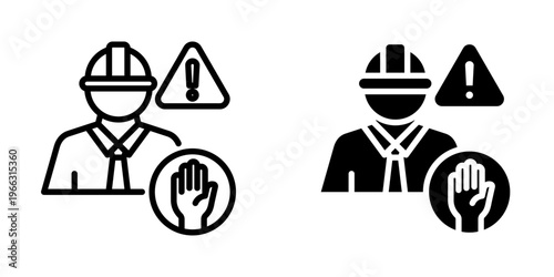 Restrictions icon, element icon for design branding, print, and digital media