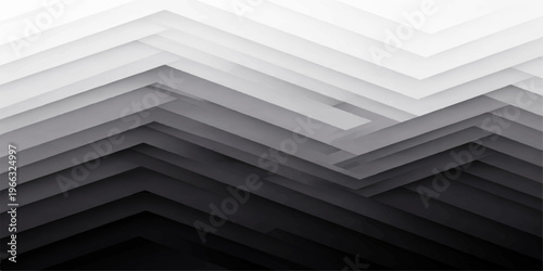 Abstract white and gray textured wall design featuring a modern pattern of horizontal metal lines and a light steel material surface