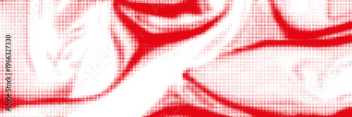 Black and white abstract halftone pattern background with diagonal wavy lines, grainy distressed texture, retro pop art style, monochrome gradient fabric wave effect.