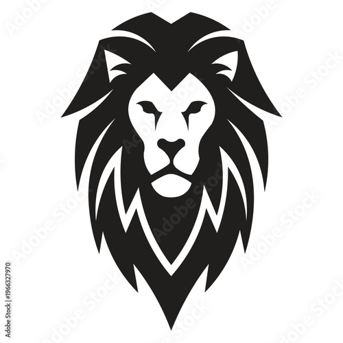 lion head silhouette illustration The lion's head is the most iconic body part of this big cat, often symbolizing strength, courage, and superiority. Male lions have larger heads with striking manes, 