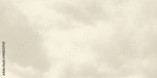 Retro beige halftone paper texture. Vintage craft ecru wallpaper with speckles, flecks, particles. Light cream grunge grain overlay background. Dirty dotted and specked canvas backdrop. Vector