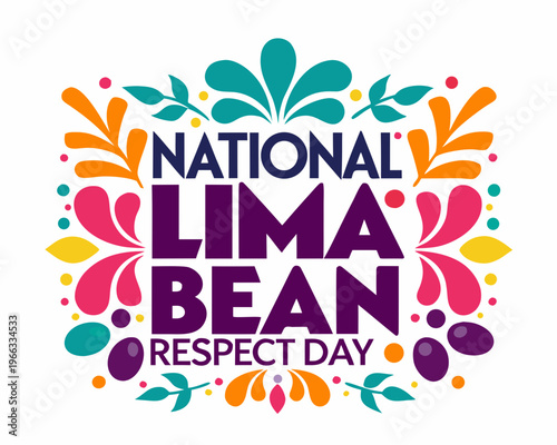 Lima Bean Vector Illustration for National Lima Bean Respect Day, Nutritious Food and Healthy Lifestyle Concept Isolated on White Background