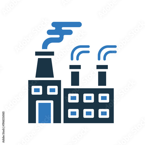 Industry mixed color icon