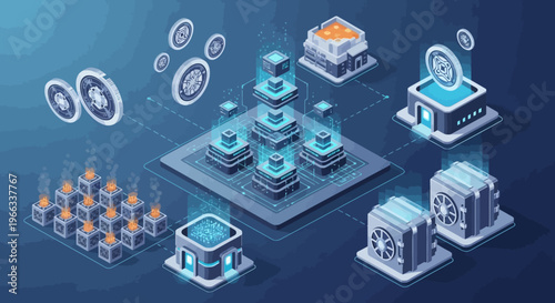 Servers and data storage systems.