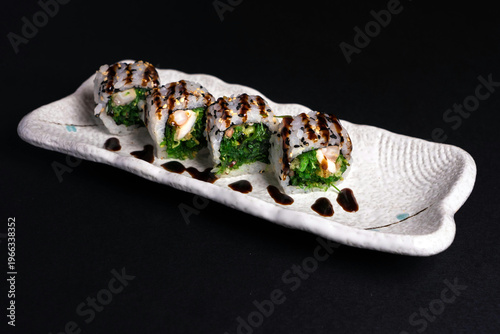 sushi with salmon
