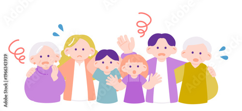 困った状況でも支え合う家族三世代　家族の悩み・トラブル・心配