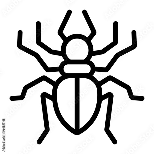 Silverfish Line Icon