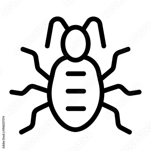 Termite Line Icon