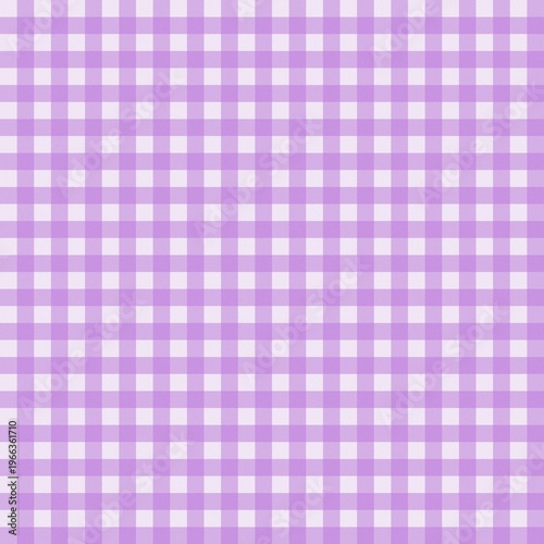 Seamless Bright Lavender Purple Mini Gingham Pattern