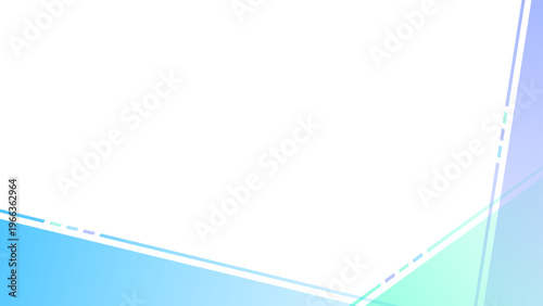 シンプルなデザインのフレーム、背景、グラデーション、16:9サイズ