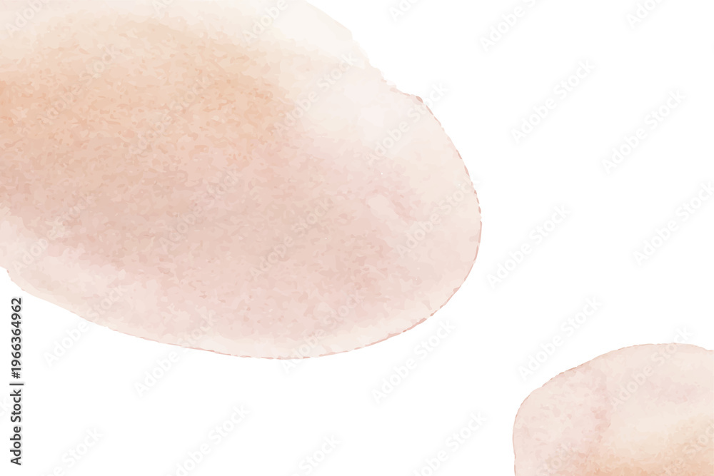 Fototapeta premium Png background with nude cream color stains watercolor